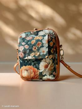 Preview: Outdoorstoff Flowing Bloom Blüten gelb/creme Töne by Swafing von Sarah Mariam